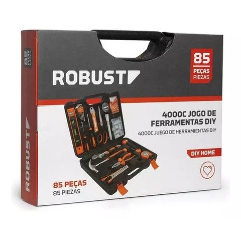 Jogo de Ferramentas 85 Peças Robust Diy Home 4000c 3370161