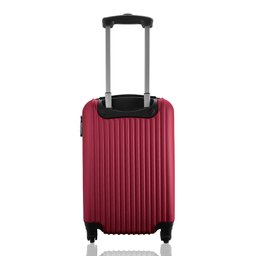 Mala de Bordo 10kg Viagem Rígida Rodas 360º Abs Cadeado Segredo Gladiador A2mb:cereja - 4