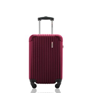 Mala de Bordo 10kg Viagem Rígida Rodas 360º Abs Cadeado Segredo Gladiador A2mb:cereja