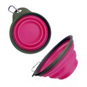 Ver imagem 5 de Dispenser Comedouro e Bebedouro 3 em 1 para Pet 750ml Rosa