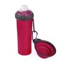 Ver imagem 1 de Dispenser Comedouro e Bebedouro 3 em 1 para Pet 750ml Rosa