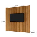 Ver imagem 4 de Painel Ripado para Tv 2,50m X 2,32m Naturalle - Mavaular