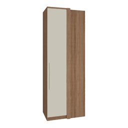 Guarda Roupa Modulado Canto Reto 245cm Setiba Plus Carvalho/off White - 1