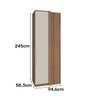 Guarda Roupa Modulado Canto Reto 245cm Setiba Plus Carvalho/off White - 6