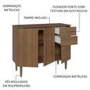 Ver imagem 4 de Balcão Gabinete 3 Portas 1 Gaveta Rustic Gourmet Madesa