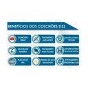 Ver imagem 2 de Cama Box Casal: Colchão Espuma D33 Orthoflex Comfortpedic Black + Base Crc Suede Black (138x188)
