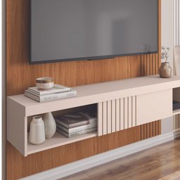 Painel para Tv Ate 55 Esmeralda Caemmun 1,50 - 2