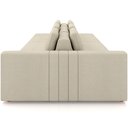Ver imagem 2 de Sofá Ilha com Puff para Sala Living 335cm Amber M03 Linho Cru - Lyam Decor