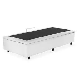 Base Box Baú Blindado Solteiro 088 X 188 X 42:branco - 3
