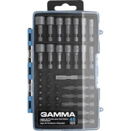 Kit Ponteiras e Soquetes Parafusadeira Gamma 45 Pçs G19530ac - 3