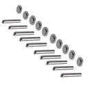 Ver imagem 1 de Torneira Automática Antivandalismo de Parede Bica 14 cm - Kit com 10 Unidades