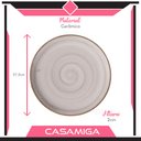 Ver imagem 2 de Prato Raso Cerâmica Caoba 27,5cm Cinza