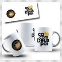Ver imagem 3 de Caneca Branca Personalizada Devocional Café com Deus Pai em Porcelana 325 Ml Presente Criativo Fé