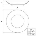Ver imagem 5 de Conjunto 6 Pratos Fundos Porcelana Branca 22cm Sophia Sopas Tramontina
