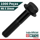 Ver imagem 3 de PARAFUSO SEXTAVADO FLANGEADO M6 X 30 ENEGRECIDO - 1000Pçs