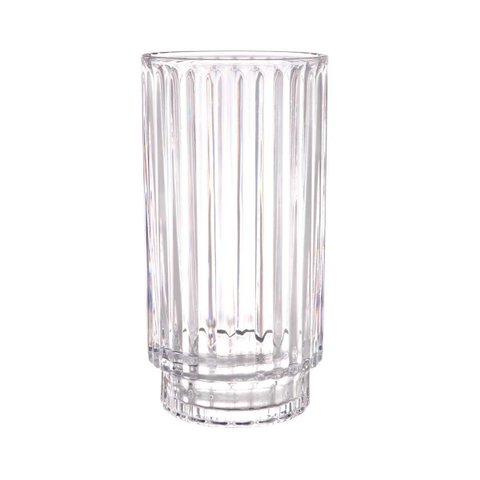 Vaso em Cristal Dórica Transparente 14x27,5cm L?hermitage