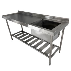 Pia Aço Inox Industrial 170x60x90 Cm Cuba Direita Nortinox