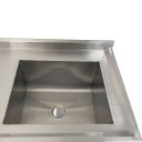 Ver imagem 7 de Pia Aço Inox Industrial 170x60x90 Cm Cuba Direita Nortinox