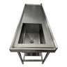 Pia Aço Inox Industrial 170x60x90 Cm Cuba Direita Nortinox - 4