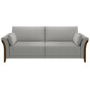 Ver mais imagens de Kit Sofá Living 3 Lugares e Poltrona 102cm Pés Madeira Roya M22 Linho Cinza - Mpozenato