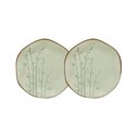 Ver imagem 1 de Conjunto 2 Pratos de Sobremesa 21,5 Cm Ryo Bambu Porcelana Oxford