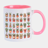 Caneca Branca com Interna Rosa Y4 Tipos de Vaso de Planta Plantinha - 1