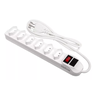 Protetor Eletrônico e Filtro de Linha Com 6 Tomadas Epe 1006 Branco Intelbras - 1