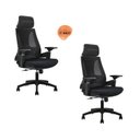 Ver imagem 4 de Conjunto 2 Cadeiras Ergonômica NR17 Presidente Braços 3D Toledo Rivatti