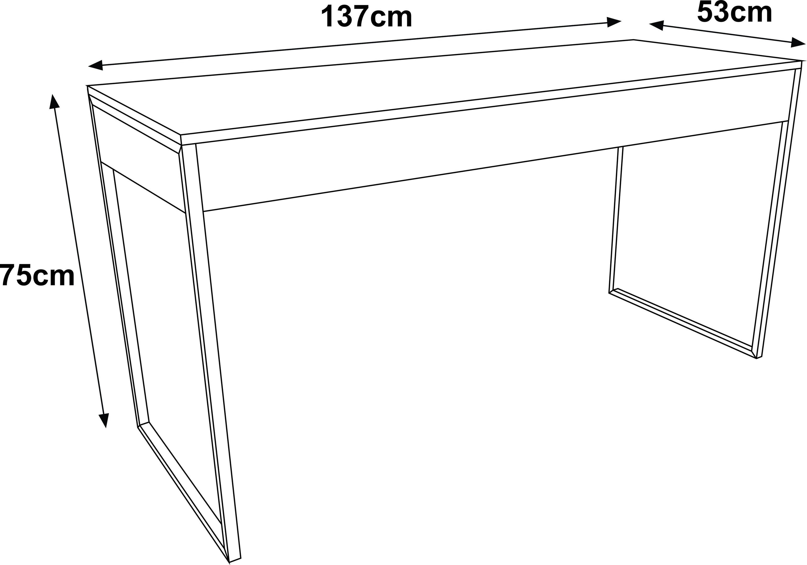 Escrivaninha Industrial Malta 137x53 Ferro Dourado Tampo Branco - 4