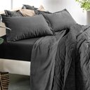 Ver imagem 2 de Jogo de Cama Solteiro 3 Peças Altenburg Toque Acetinado Slim Preto