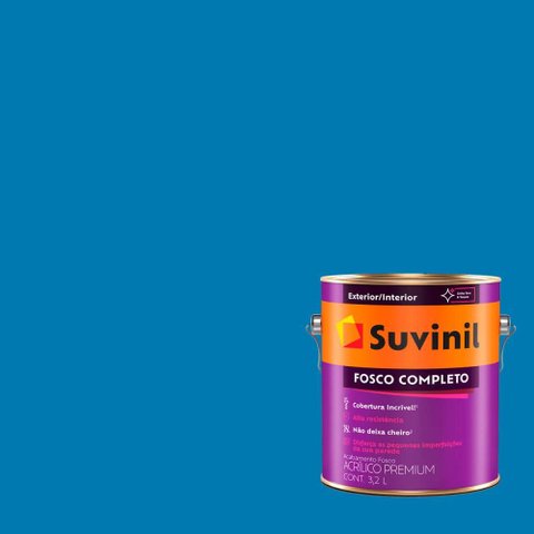Tinta Acrílica Azul-biônico Fosca 3,2l - Suvinil