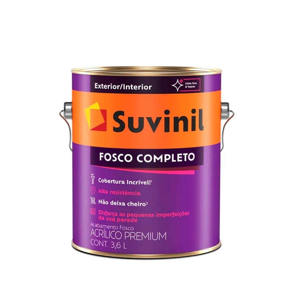 Tinta Acrílica Azul-biônico Fosca 3,2L - Suvinil - 4