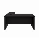 Ver imagem 4 de Mesa Executiva em L Mesa em L Executiva Diretor Moderno sem Gavetas MDP 160cm Preto F5 Office