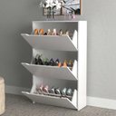 Ver imagem 2 de Sapateira Vertical Multiuso 71,5cm x 117cm com 3 Portas Cor:Branco