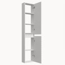 Ver imagem 2 de Armário Aéreo para Banheiro 2 Portas 5 Prateleiras Mônaco 