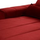 Ver imagem 7 de Sofá Retrátil Reclinável Patagônia 2,50m Suede Velut Vermelho Molas no Assento - King House