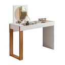 Ver imagem 4 de Penteadeira Camarim Escrivaninha com Espelho Play Branco Fosco-cinamomo Mel - Mabe Magazine