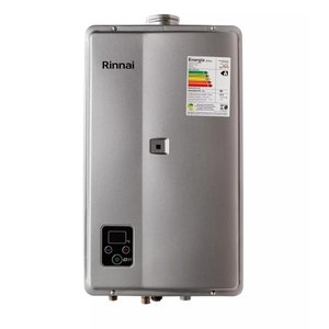 Aquecedor de Água a Gás Gn Digital Rinnai 27 Litros E27 Bivolt - Prata