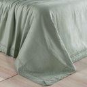 Ver imagem 4 de Colcha Queen Home Paris com Bordado Inglês Micropercal 300 Fios Toque de Algodão 3 Peças - Verde