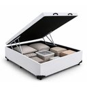 Ver imagem 3 de Cama Box Baú Casal Corino (138x188) Reforçada - Branco