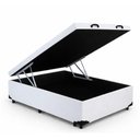 Ver imagem 2 de Cama Box Baú Casal Corino (138x188) Reforçada - Branco