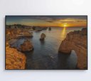 Ver imagem 1 de Quadro Rochas no Mar Decor&quadros Vig010