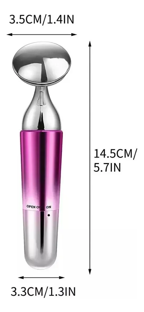 Ver imagem 4 de Massageador Facial Inox a Bateria Snh26 Snel Home