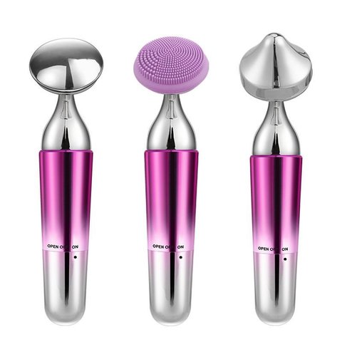 Massageador Facial Inox a Bateria Snh26 Snel Home
