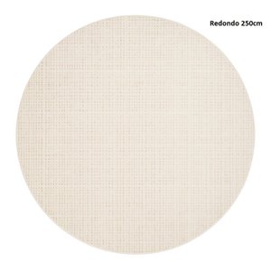 Tapete de Sala Pelo Baixo Redondo 250cm - Vener 088 - 250cm Redondo