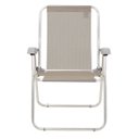 Ver imagem 2 de Cadeira de Praia Tramontina Creta Master em Alumínio Camurça