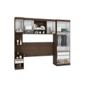 Ver imagem 2 de Quarto Modulado Casal 4 Peças 5 Portas 3 Gavetas Star Poliman