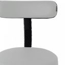 Ver imagem 7 de Cadeira Giratória para Escritório Encosto Tira Mocho Ecoflex Branco/Couro