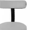 Ver imagem 7 de Cadeira Giratória para Escritório Encosto Tira Mocho Ecoflex Branco/Couro