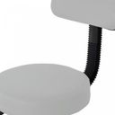 Ver imagem 4 de Cadeira Giratória para Escritório Encosto Tira Mocho Ecoflex Branco/Couro